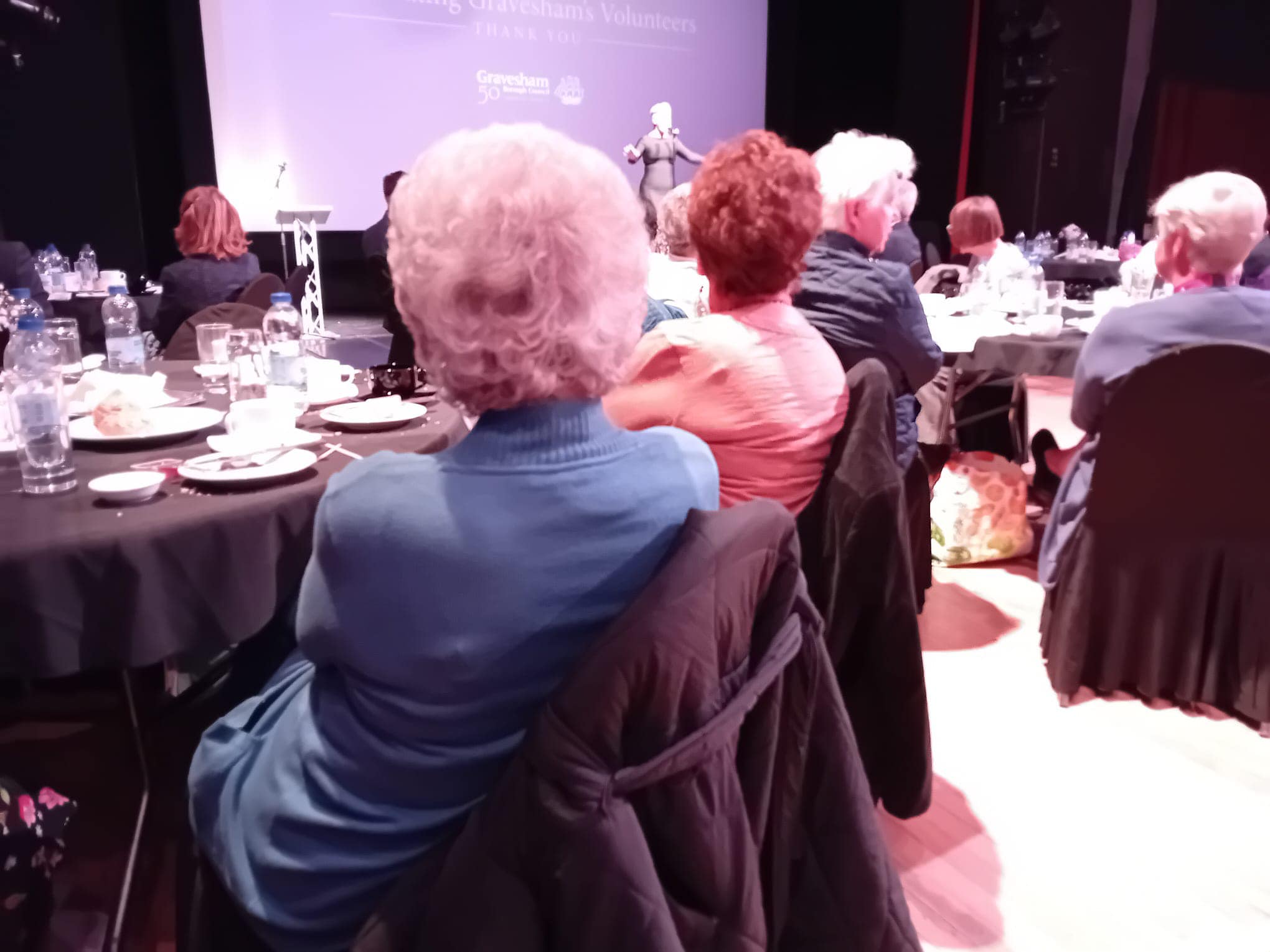 Older guests in a meeting